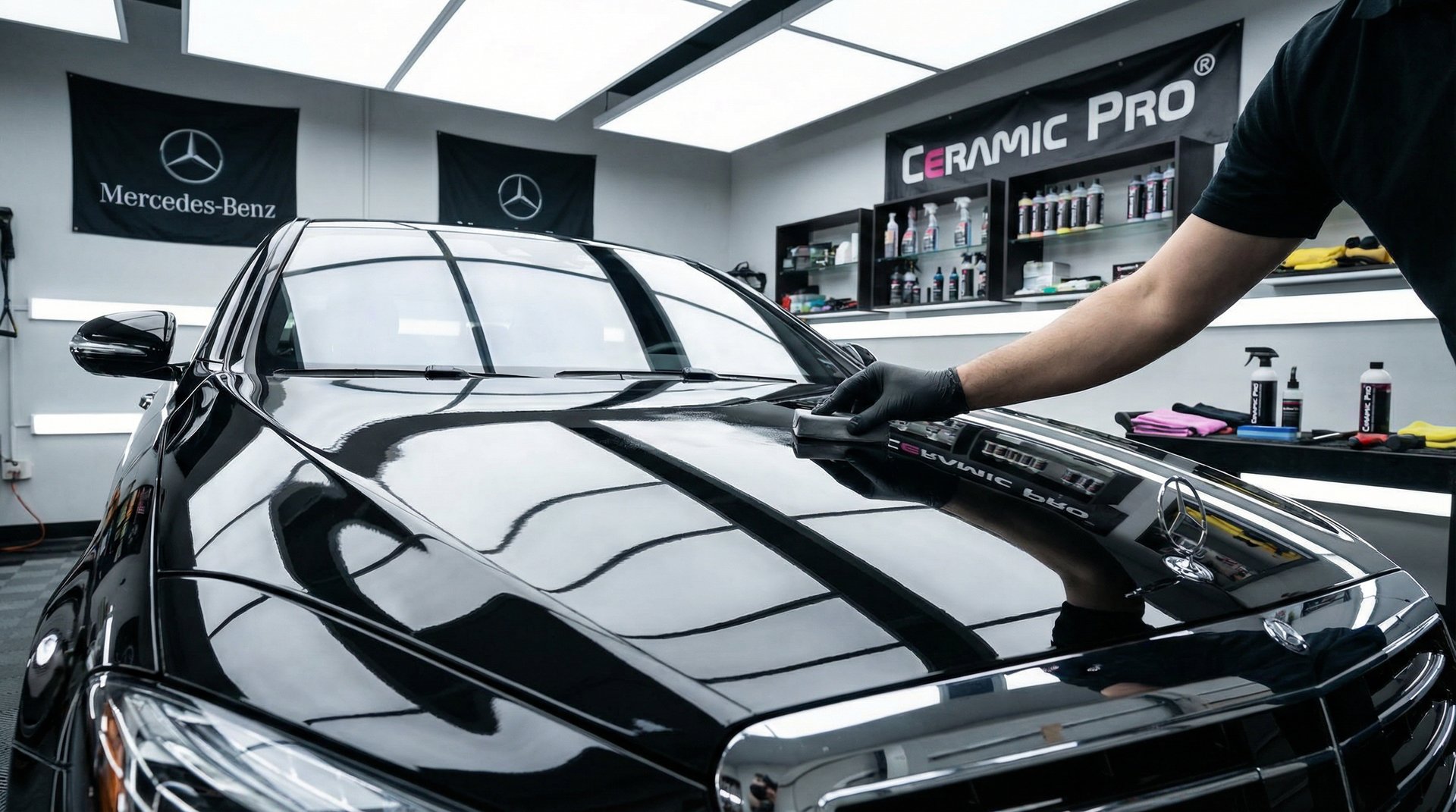 福利姬修车改装视频-车漆镀晶